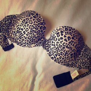 Victoria Secret multiway leopard print push up bra